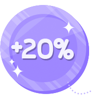 +20% everytime!